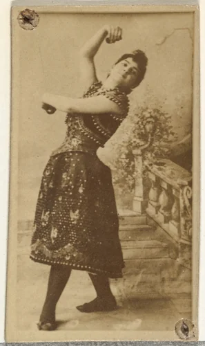 [Dancer], from the Actors and Actresses series (N145-8) issued by Duke Sons & Co. to promote Duke Cigarettes by W. Duke, Sons & Co., photograph, 1890-1895