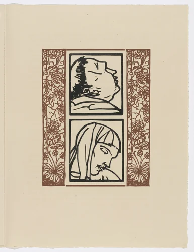 Plate (page 151) from Les Petites Fleurs de St. François (The Little Flowers of St. Francis) by Émile Bernard, illustrated book, 1928