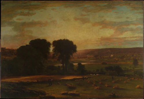 Peace and Plenty by George Inness, artwork, 1865