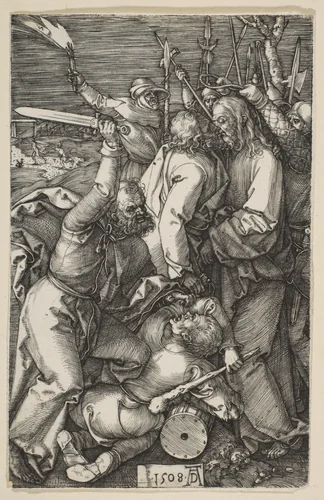 The Betrayal of Christ, from "The Passion" by Albrecht Dürer, print, 1508