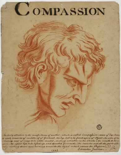 Compassion by Charles Le Brun, drawing, 1698-1799