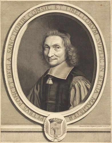 Pierre Poncet by Robert Nanteuil, print, 1660