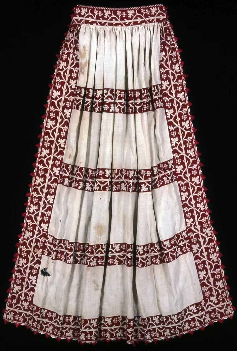 Apron by Italy, textile, 1601-1700