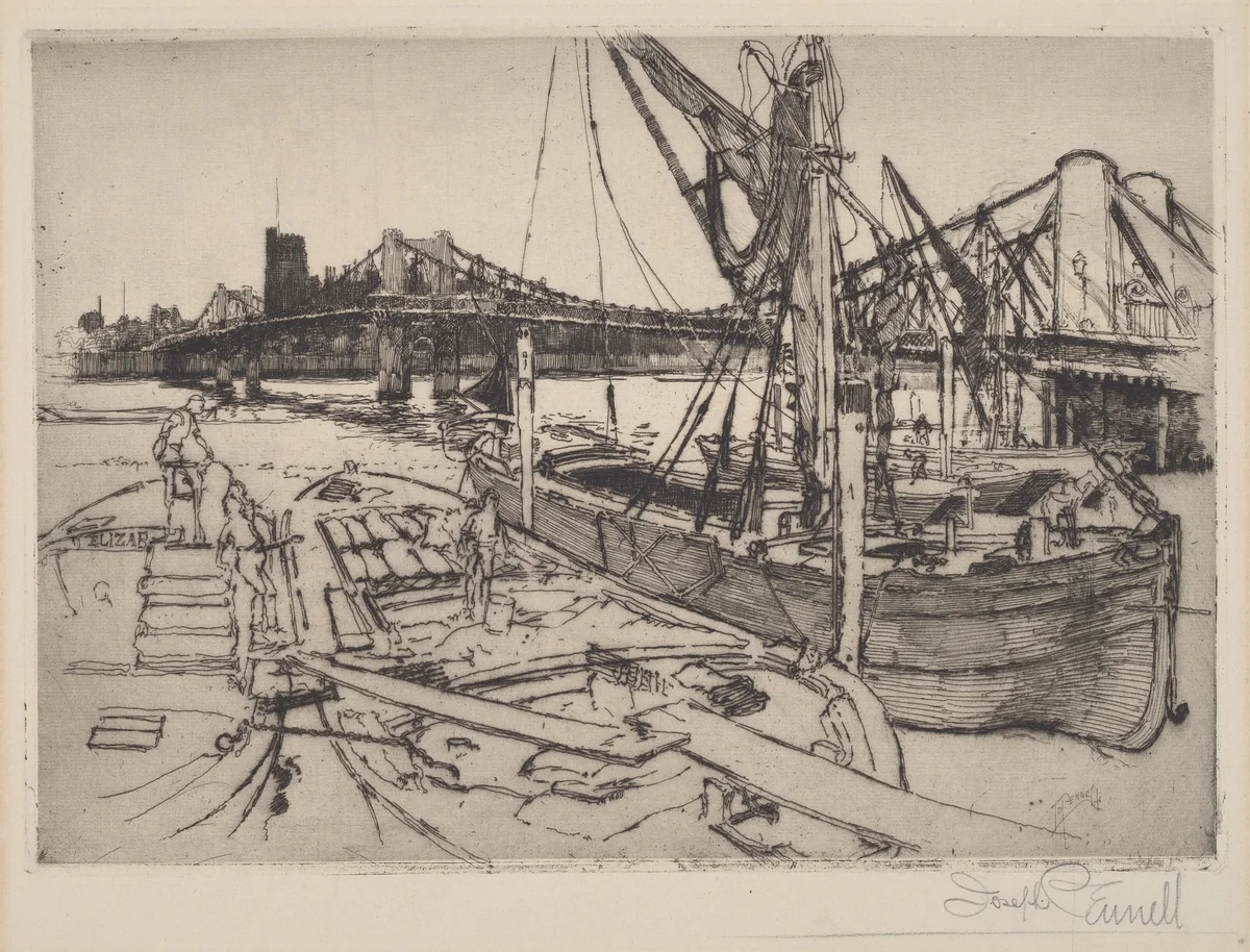 Chelsea, No.II by Joseph Pennell, print, 1886