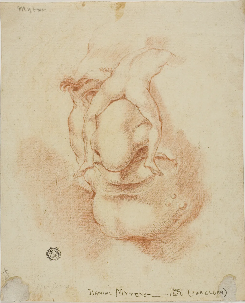 Allegory of Lust by Daniel Mytens, drawing, 1610-1648