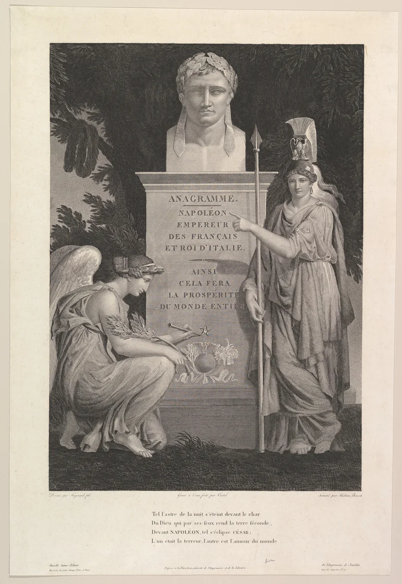 Napoléon, Emperor of the French by Alexandre-Evariste Fragonard, print, 1811