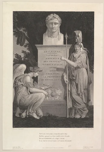 Napoléon, Emperor of the French by Alexandre-Evariste Fragonard, print, 1811