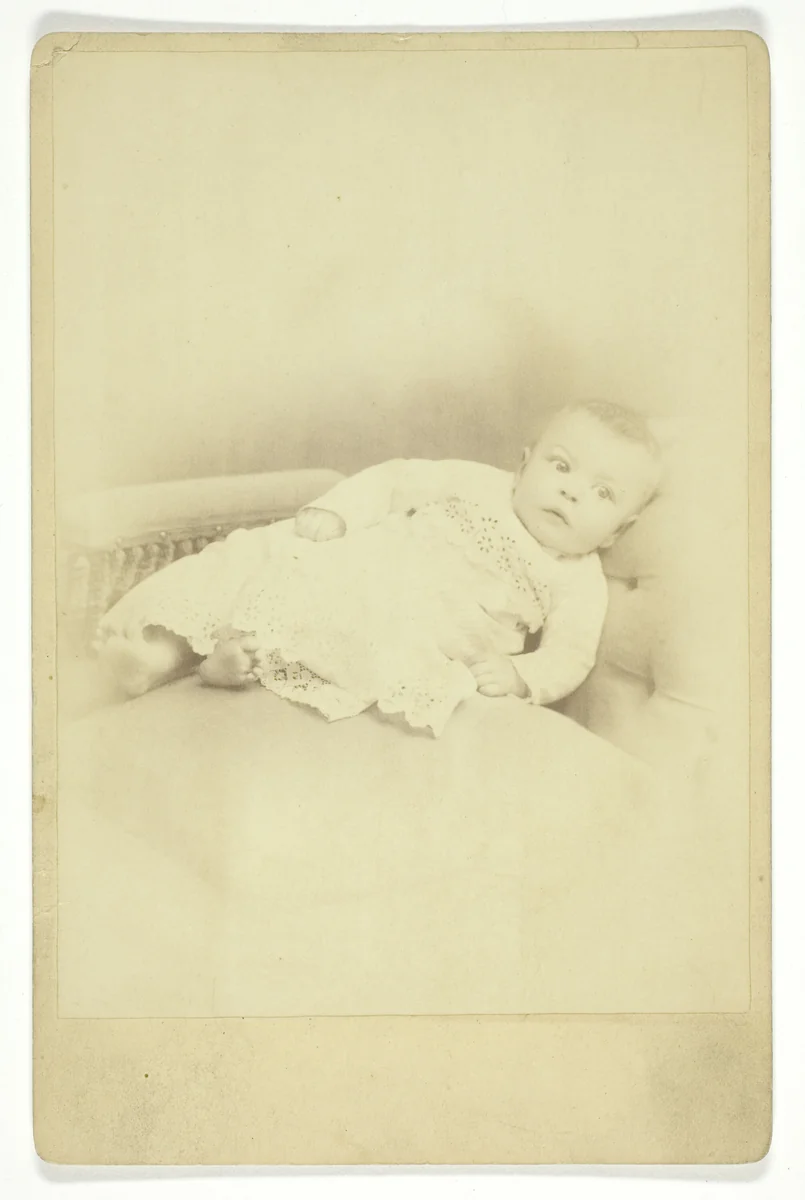 Untitled (Portrait of Infant) by Artist Unknown, photograph, 1850-1899