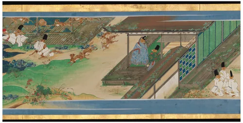 Tale of a Strange Marriage (Konkai Zoshi) by Ukita Ikkei, painting, 1848-1859
