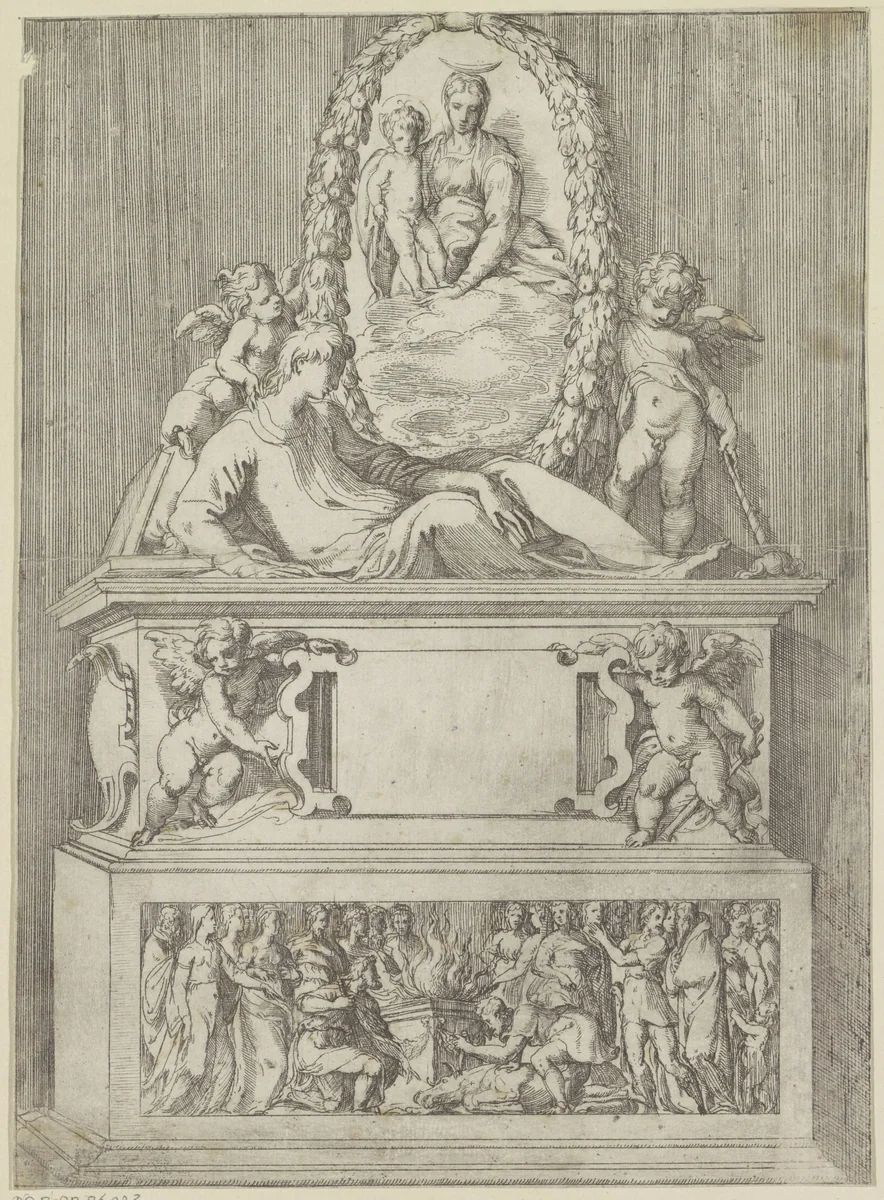 Graftombe by Angelo Falco, print, 1619