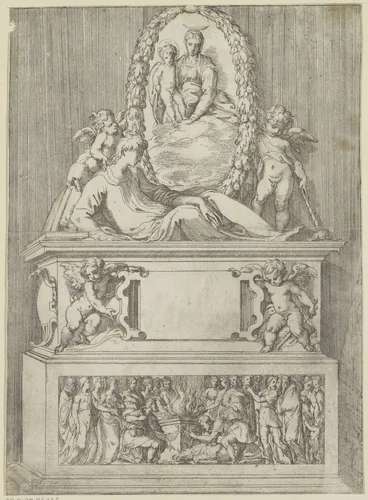 Graftombe by Angelo Falco, print, 1619