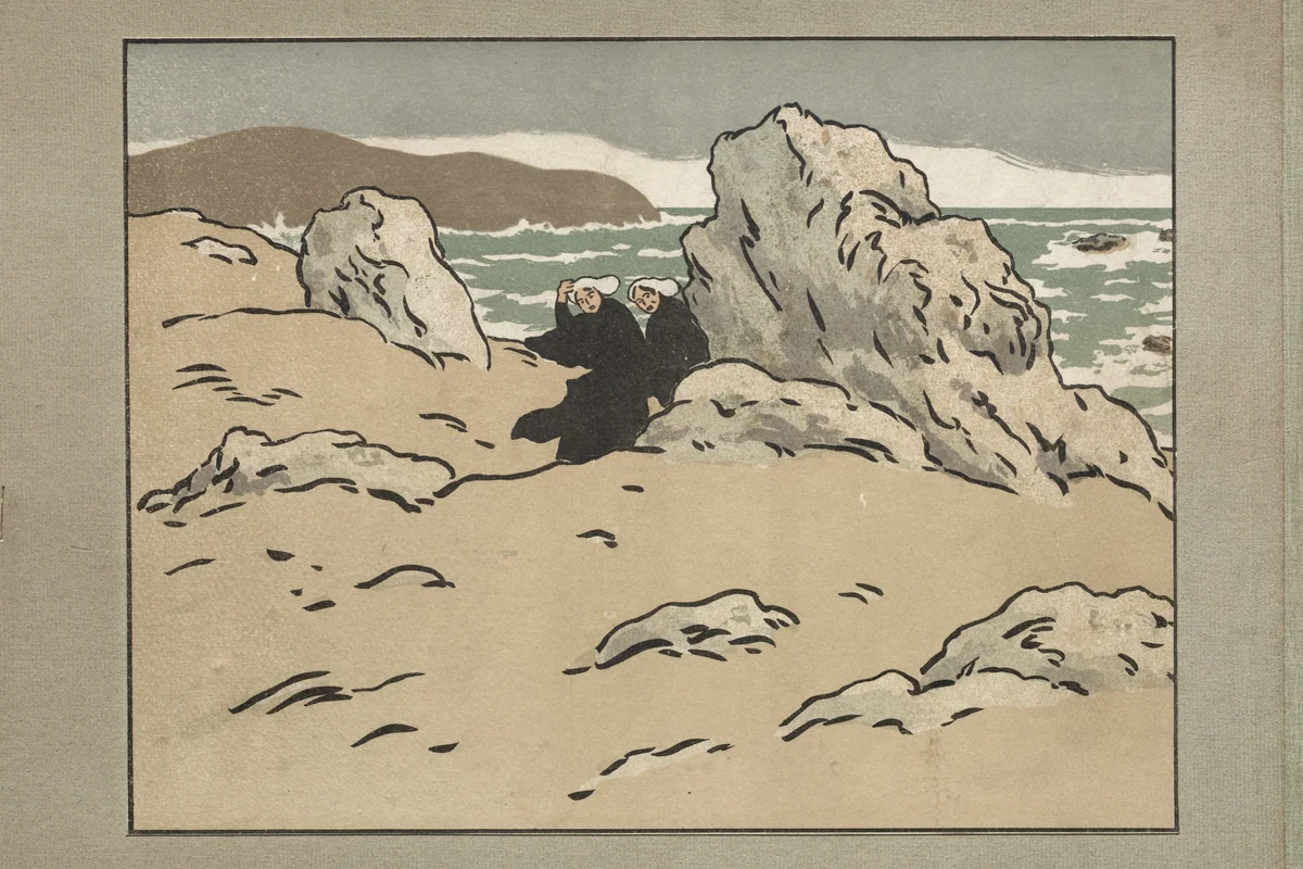 The Wandering Jew: Back Cover by Henri Rivière, other, 1896