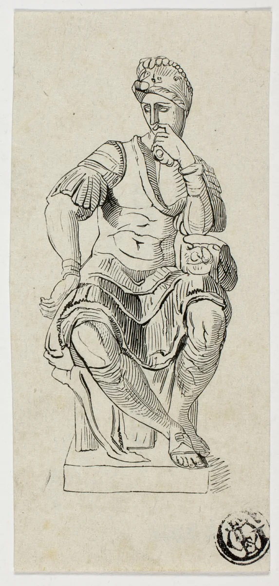 Il Penseroso by Artist Unknown, drawing, 1700-1799
