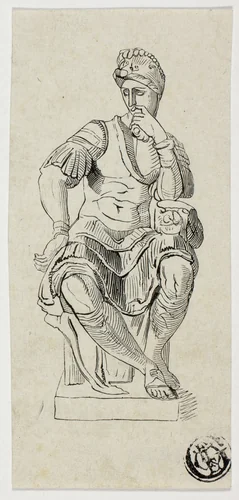Il Penseroso by Artist Unknown, drawing, 1700-1799