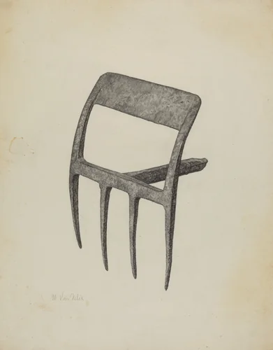 Pa. German Hoe by Maurice Van Felix, index of american design, 1941