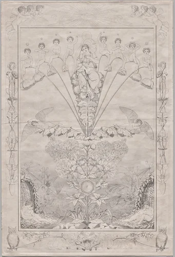 Night by Philipp Otto Runge, print, 1803-1805