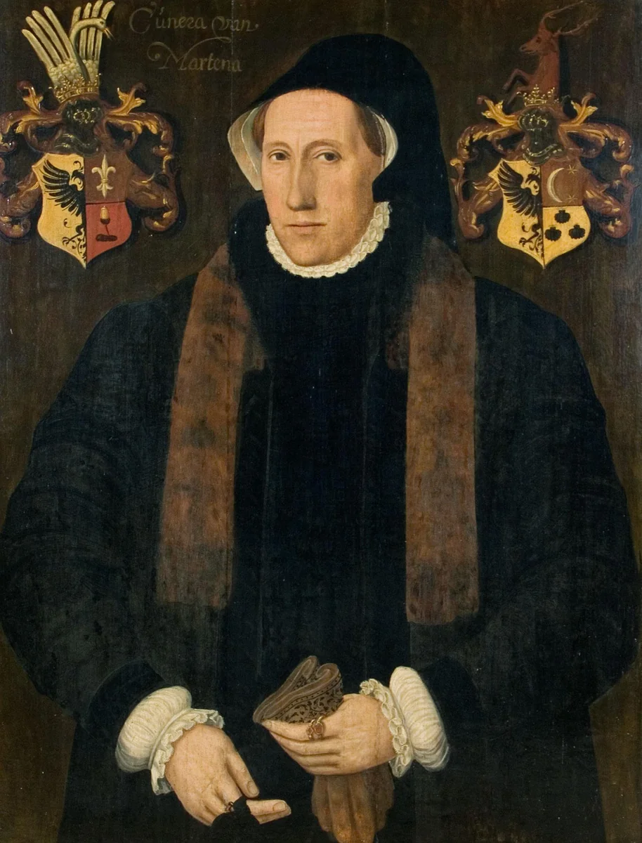 Cunera van Martena, Wife of Rudolph van Buynou by Unknown, painting, 1553