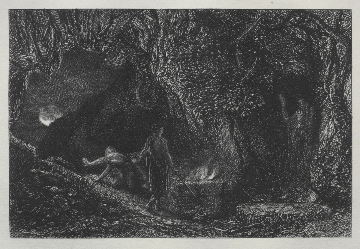 The Sepulchre by Samuel Palmer, print, 1883