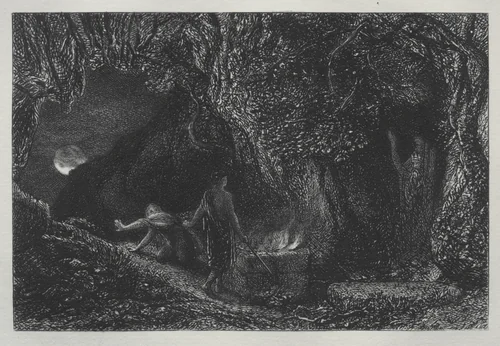 The Sepulchre by Samuel Palmer, print, 1883