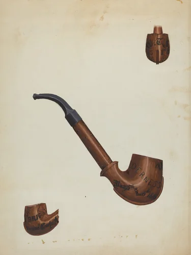 Pipe by Mabel Ritter, index of american design, 1936