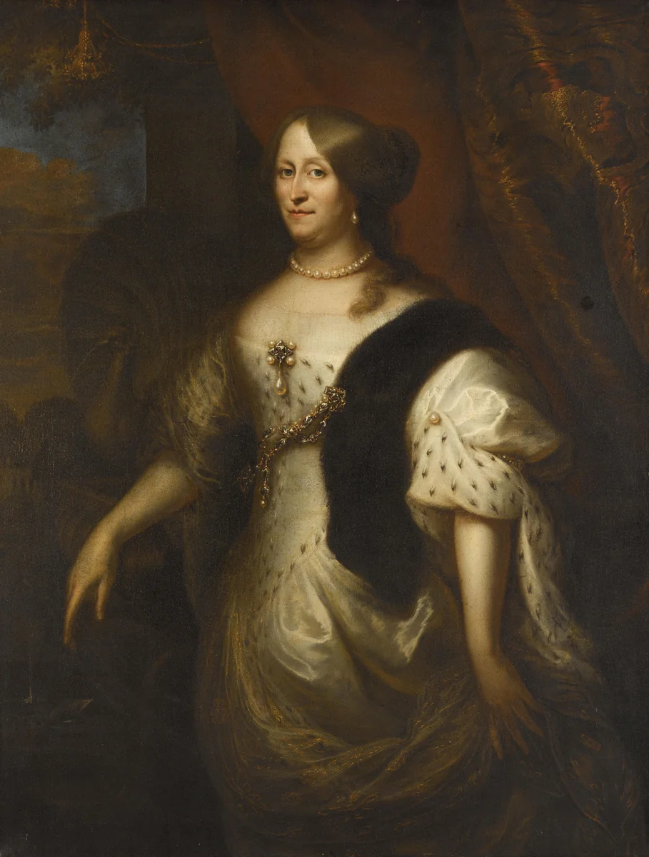 Cornelia Teding van Berkhout (1614-80), Wife of Maerten Harpertsz Tromp by Jan Lievens, painting, 1660-1670