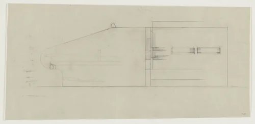 Design for Telefunken Record Player, Section by Lilly Reich, mies van der rohe archive, 1937