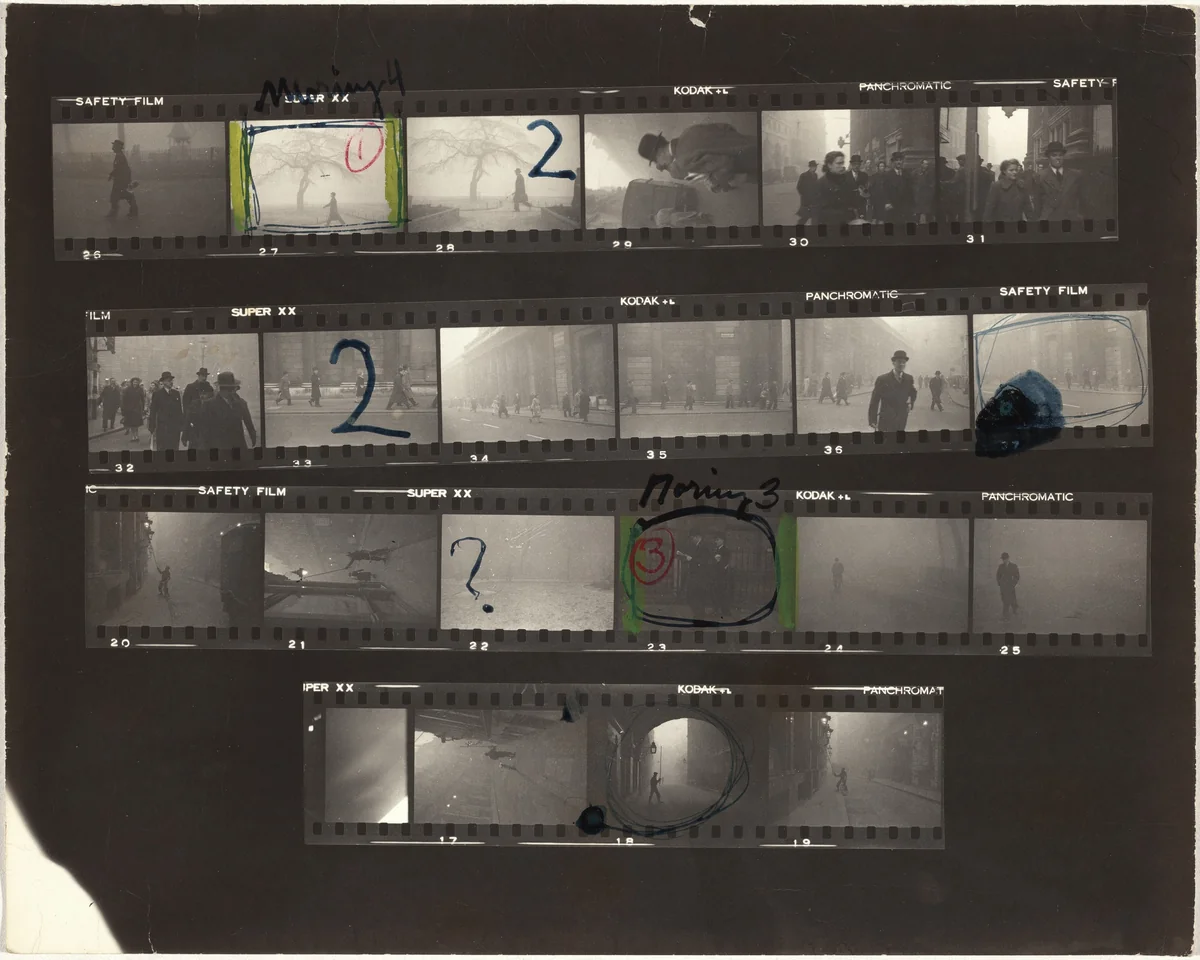 City of London 2/Black White and Things 16 by Robert Frank, photograph, 1952-1953