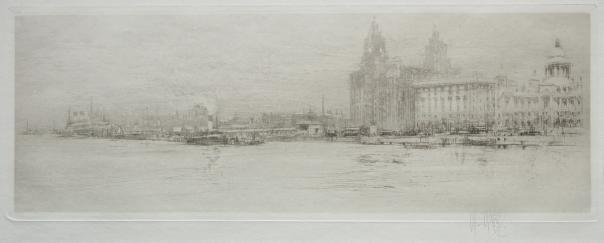 Arteries of Great Britain: The Mersey by William Walcot, print, 1917-1927