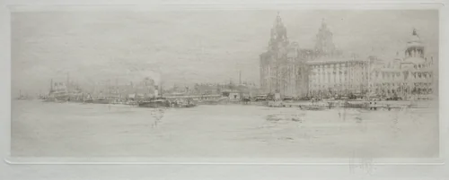 Arteries of Great Britain: The Mersey by William Walcot, print, 1917-1927