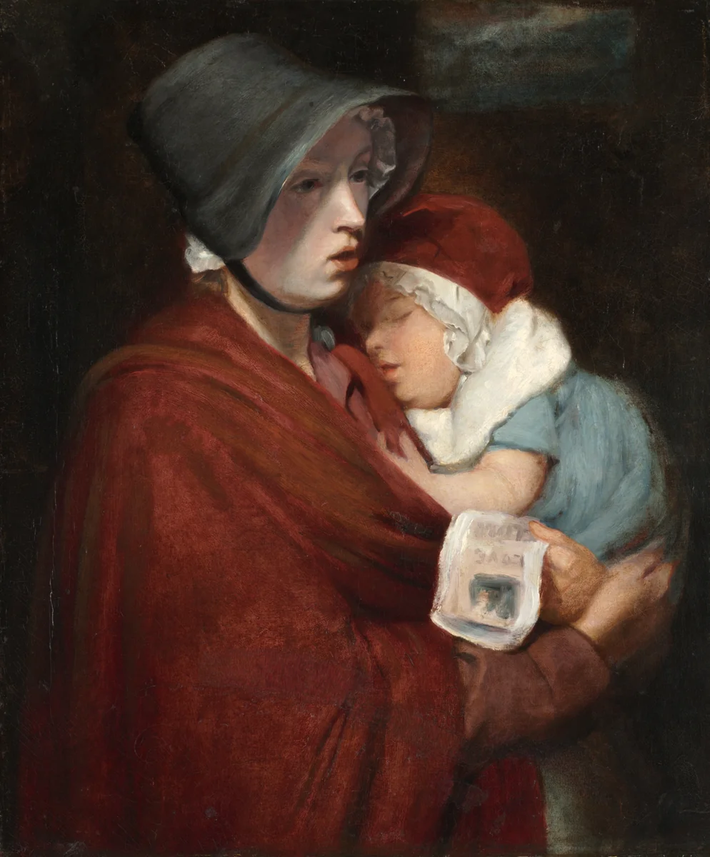 Street Singer and Child by John Opie, painting, 1761-1807