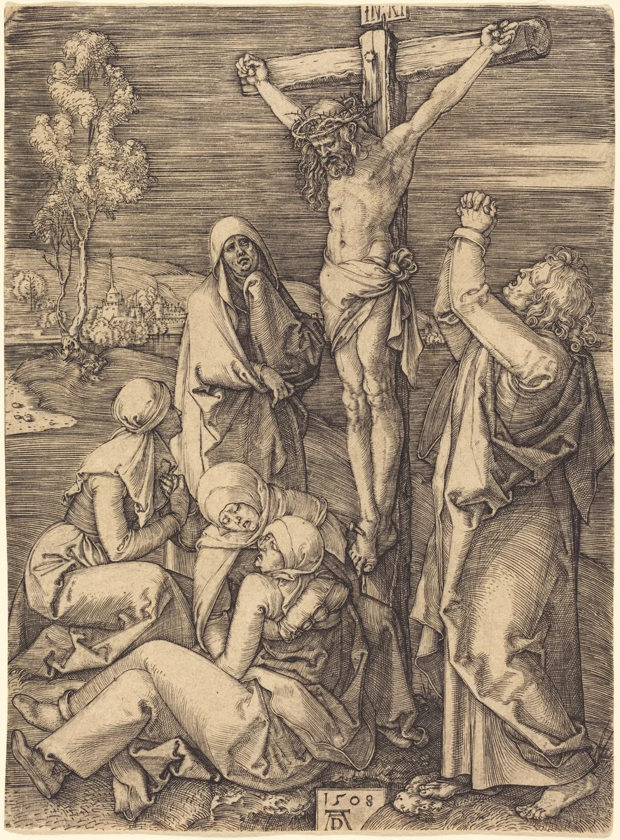 The Crucifixion by Albrecht Dürer, print, 1508