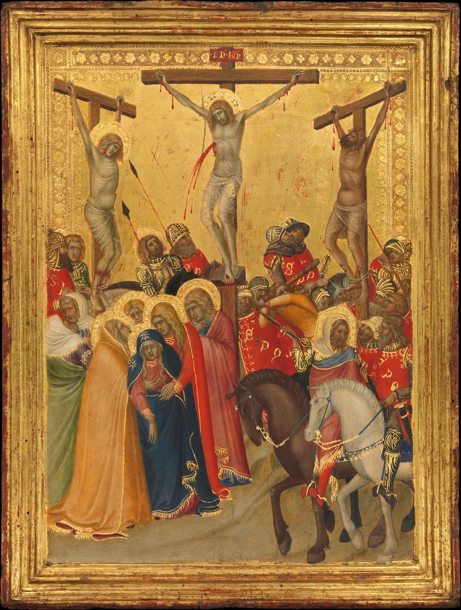 The Crucifixion by Pietro Lorenzetti, painting, 1340-1344