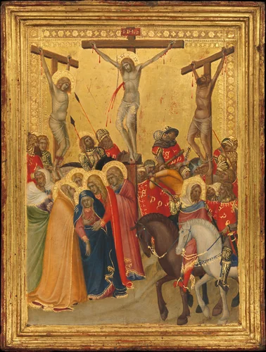 The Crucifixion by Pietro Lorenzetti, painting, 1340-1344
