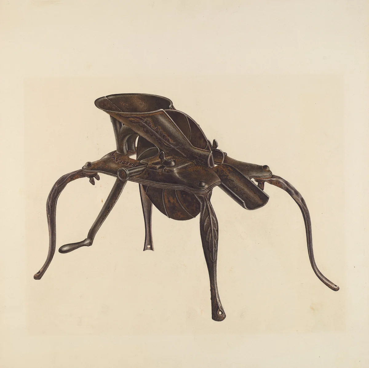 Cherry Pitter by Archie Thompson, index of american design, 1940