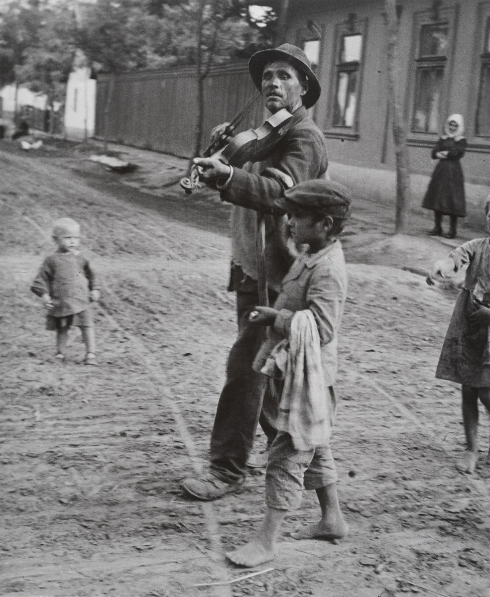 Blind Musician by André Kertész, photograph, 1921