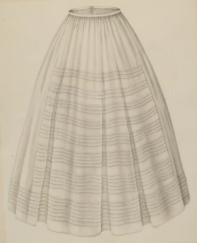 Petticoat by Gertrude Lemberg, index of american design, 1935-1942