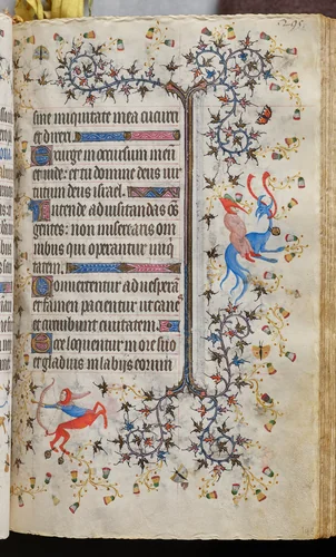 Hours of Charles the Noble, King of Navarre (1361-1425): fol. 148r, Text by Master of the Brussels Initials and Associates, book, 1400-1410
