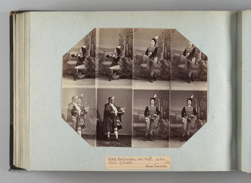 Augustine Stoïkoff; Coralli by André Adolphe-Eugène Disdéri, photograph, 1864