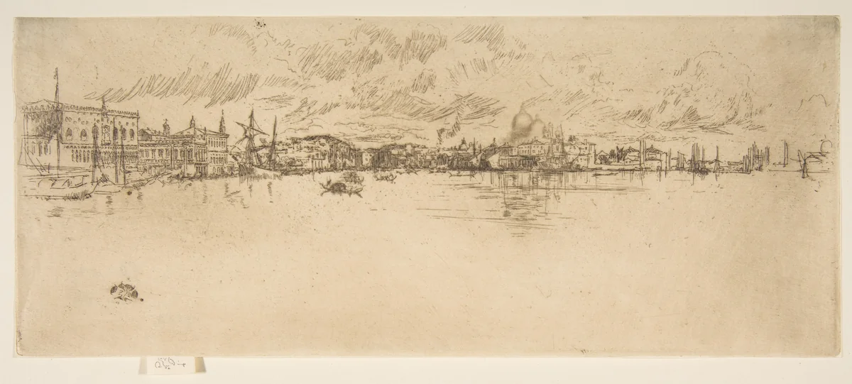 Long Venice by James McNeill Whistler, print, 1879-1880