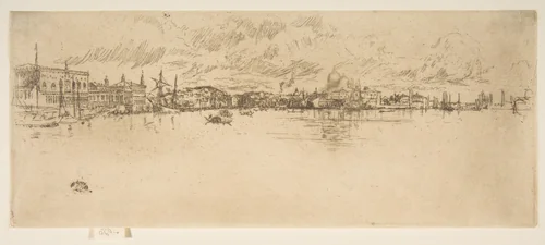 Long Venice by James McNeill Whistler, print, 1879-1880