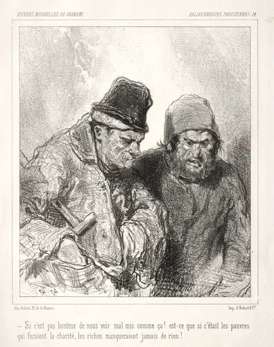 Baliverneries Parisiennes by Paul Gavarni, print, 1824-1866