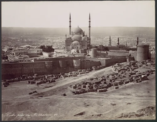 Caire près du Mokkatam by Félix Bonfils, photograph, 1870-1879