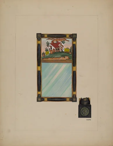 House Looking Glass by Emilio Zito, index of american design, 1940