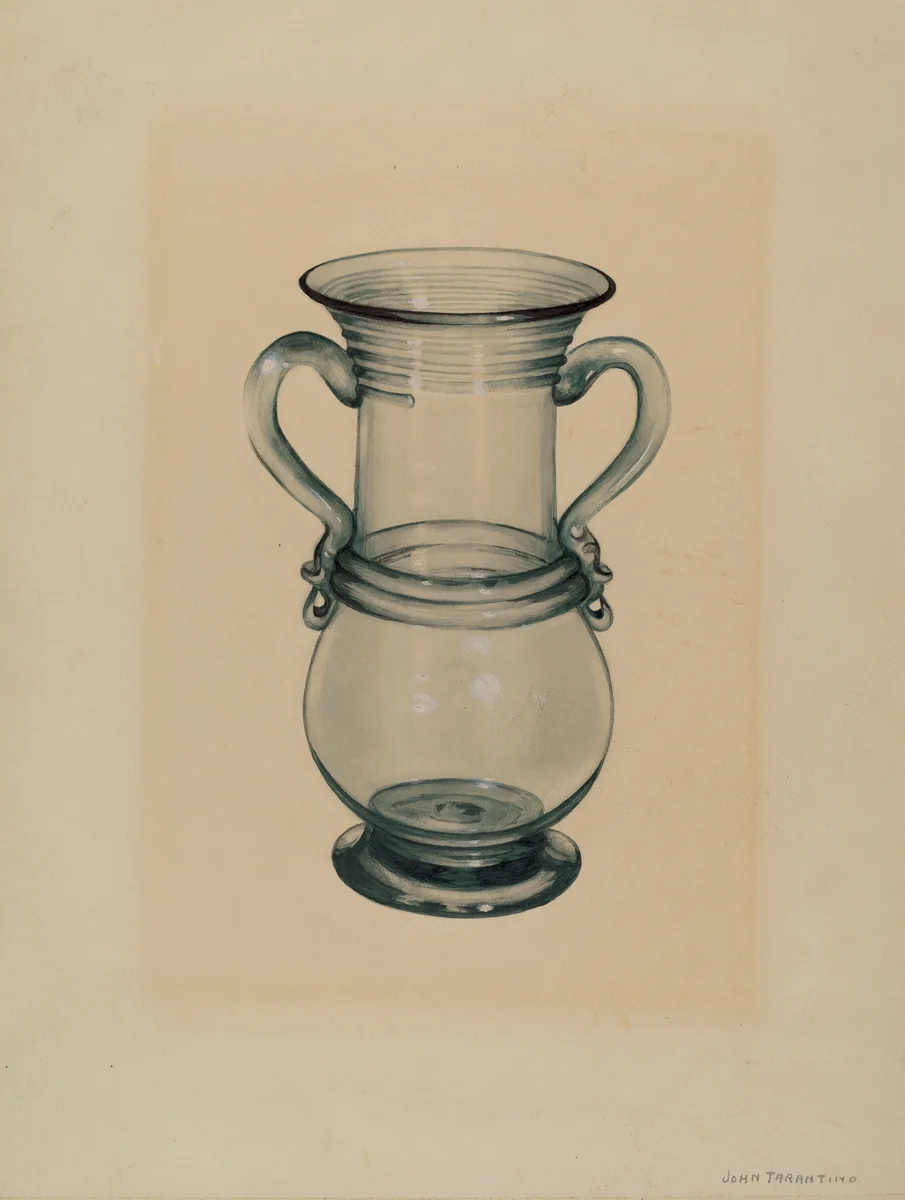 Vase by John Tarantino, index of american design, 1936