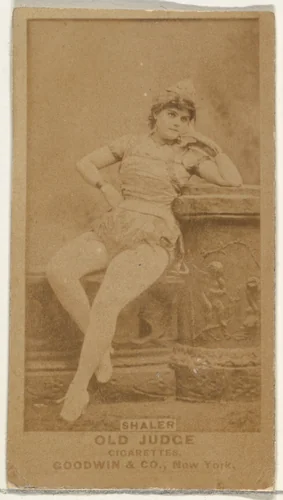Shaler, from the Actors and Actresses series (N171) for Old Judge Cigarettes by Goodwin & Company, photograph, 1886-1890