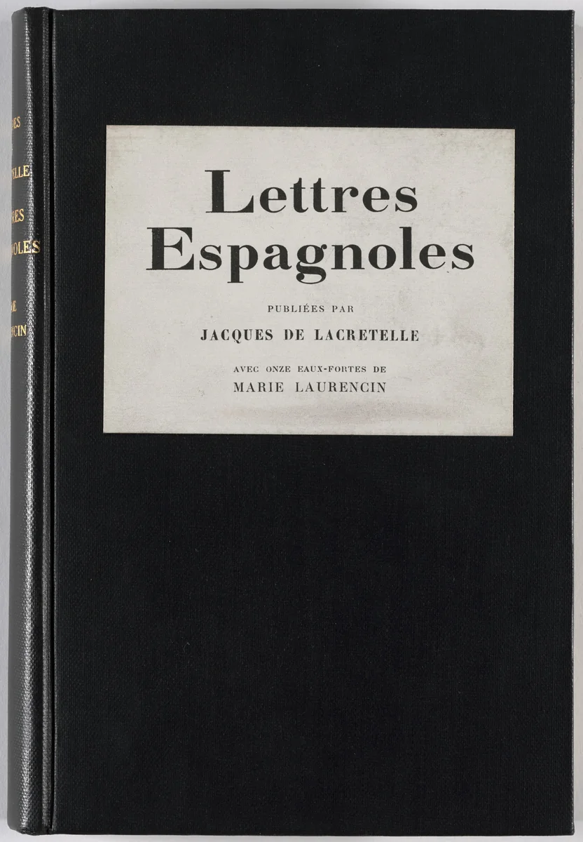 Lettres espagnoles by Marie Laurencin, illustrated book, 1926