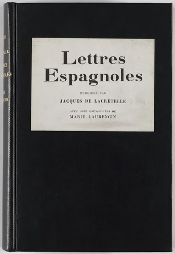 Lettres espagnoles by Marie Laurencin, illustrated book, 1926