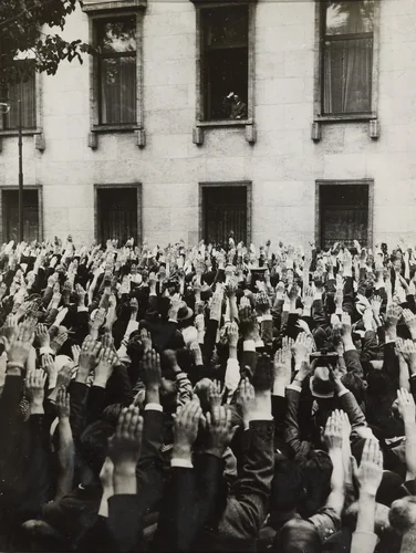 "A Unanimous 'Ja' for the Leader" by Times Wide World Photos, photograph, 1934
