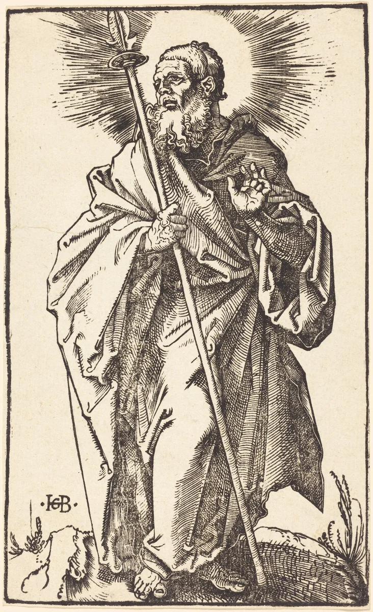 Saint Thomas by Hans Baldung Grien, print, 1519