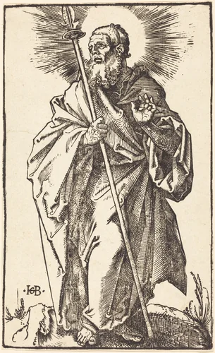 Saint Thomas by Hans Baldung Grien, print, 1519